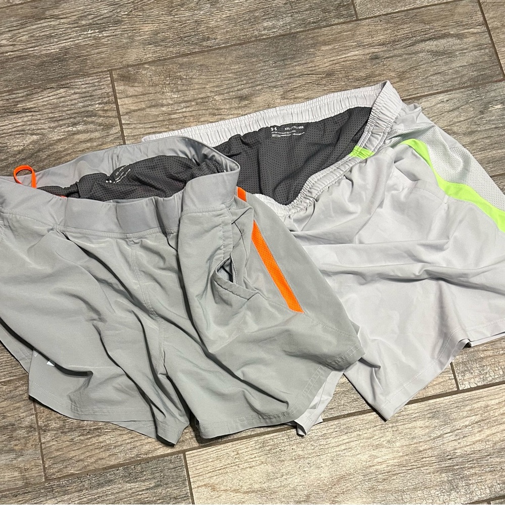 Two Pairs of Under Armour workout shorts NWOT size XXL